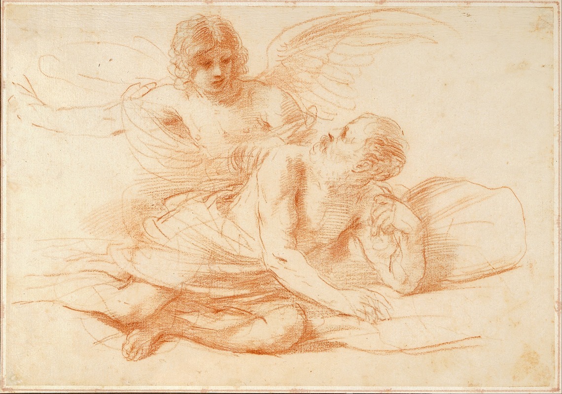 Guercino - St Peter and the angel