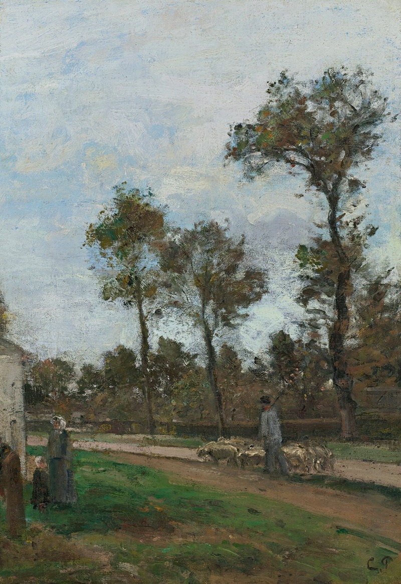 Camille Pissarro - Route À Louveciennes