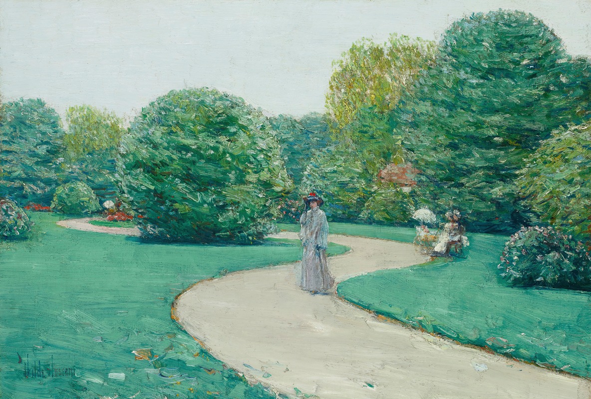 Childe Hassam - Parc Monceaux, Paris