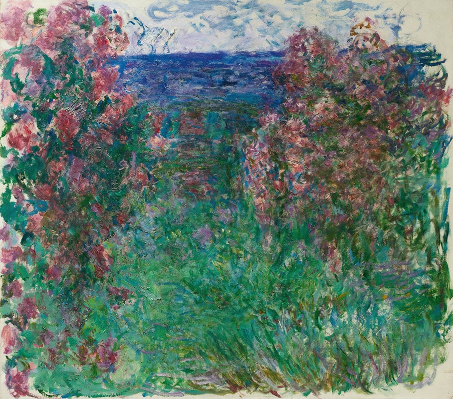 Claude Monet - La Maison Dans Les Roses