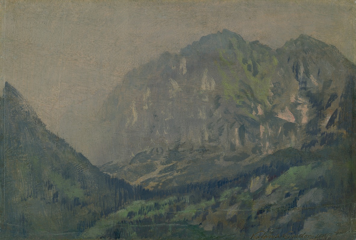 Ferdinand Katona - Motif from the High Tatras