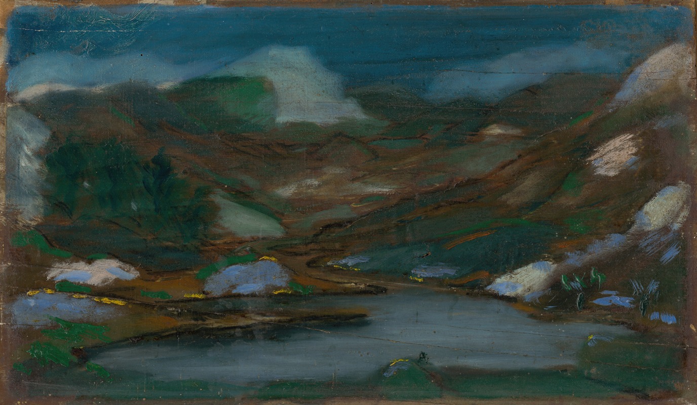 Ferdinand Katona - Mountain Landscape