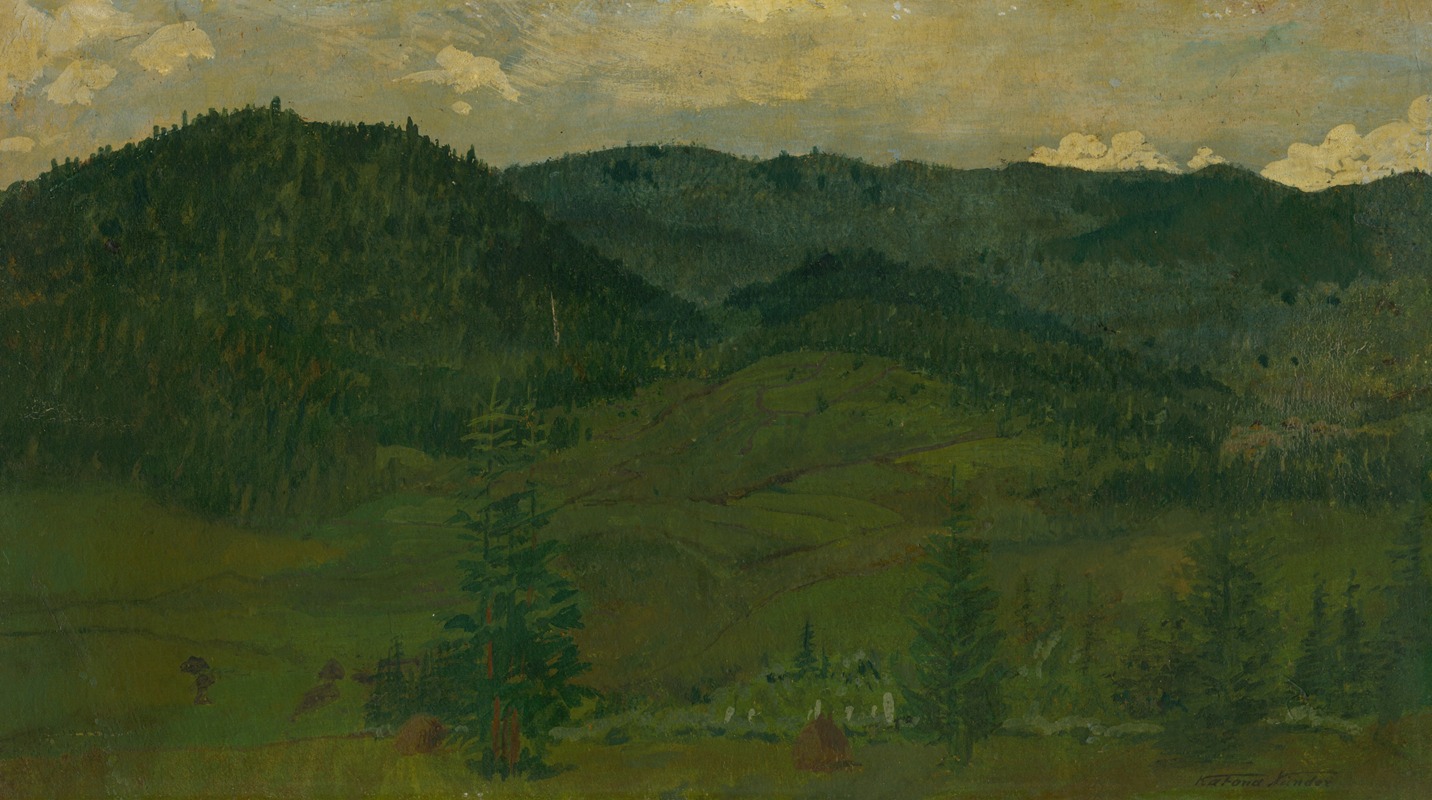 Ferdinand Katona - Mountain landscape