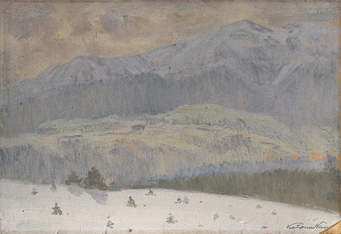 Ferdinand Katona - Winter Day in the High Tatras