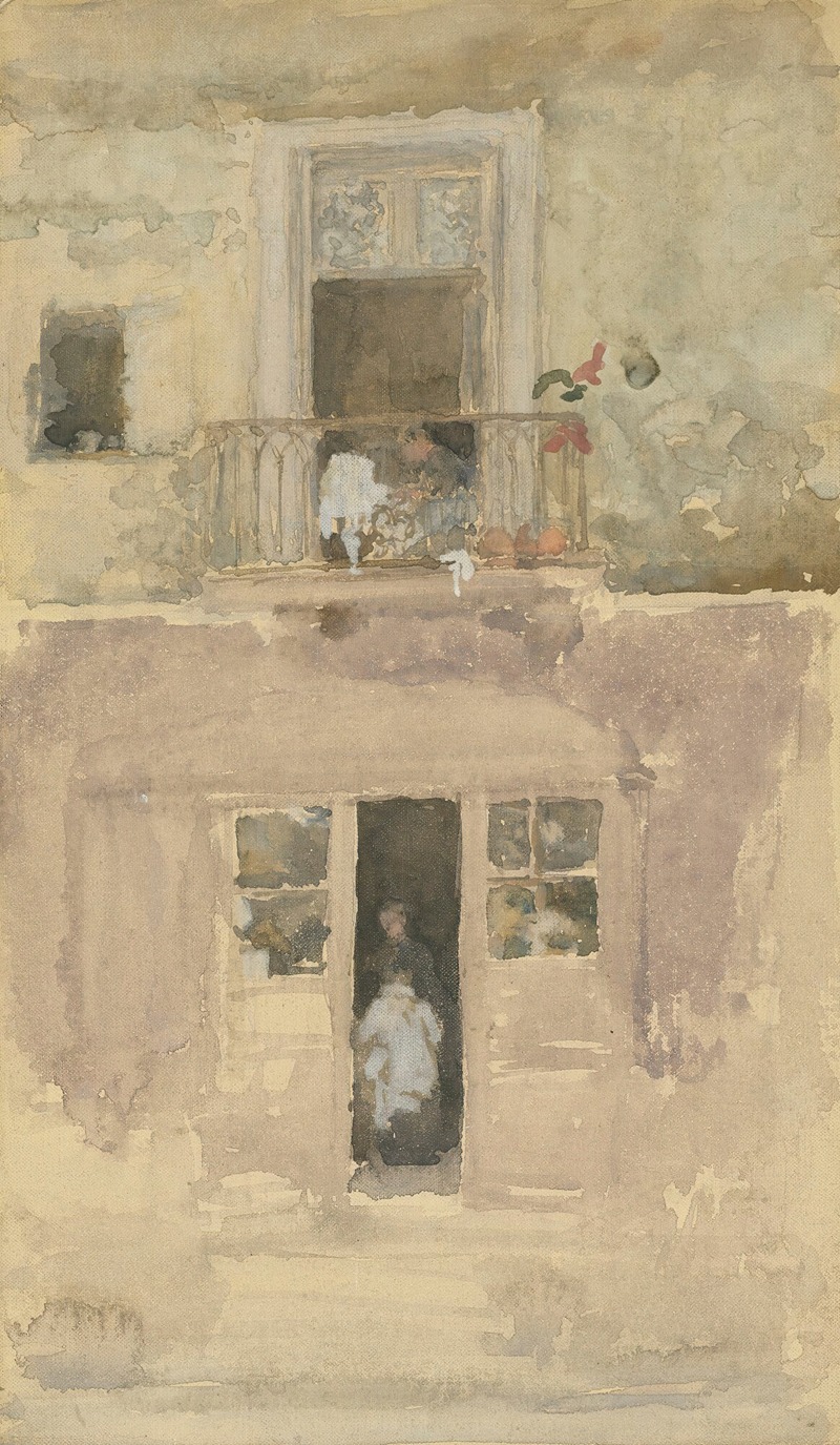 James Abbott McNeill Whistler - The Balcony