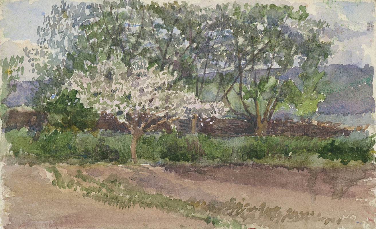 Ladislav Mednyánszky - Blooming Tree