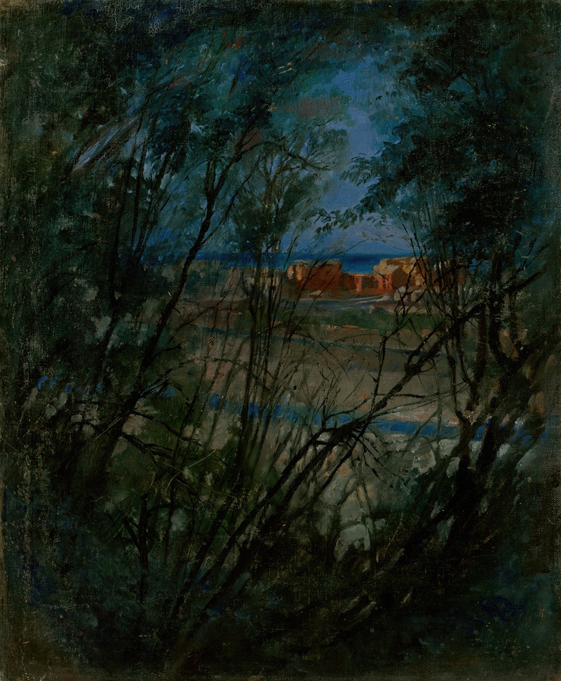 Ladislav Mednyánszky - Blue Landscape