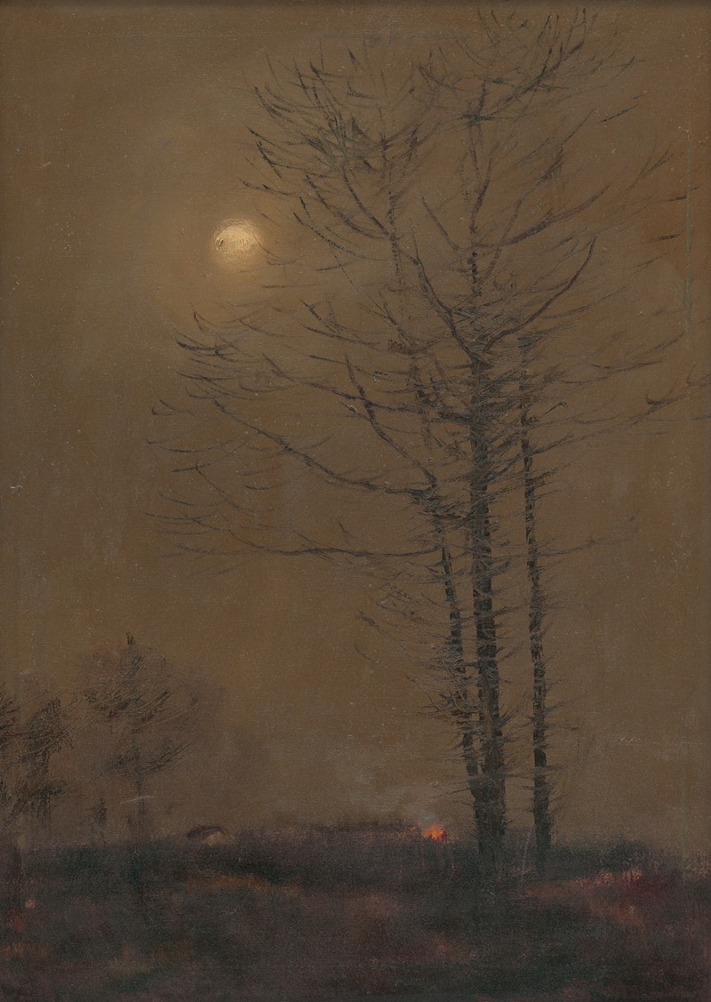 Ladislav Mednyánszky - Evening landscape
