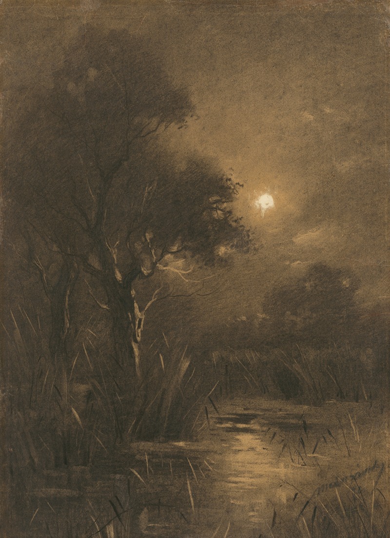 Ladislav Mednyánszky - Evening Landscape