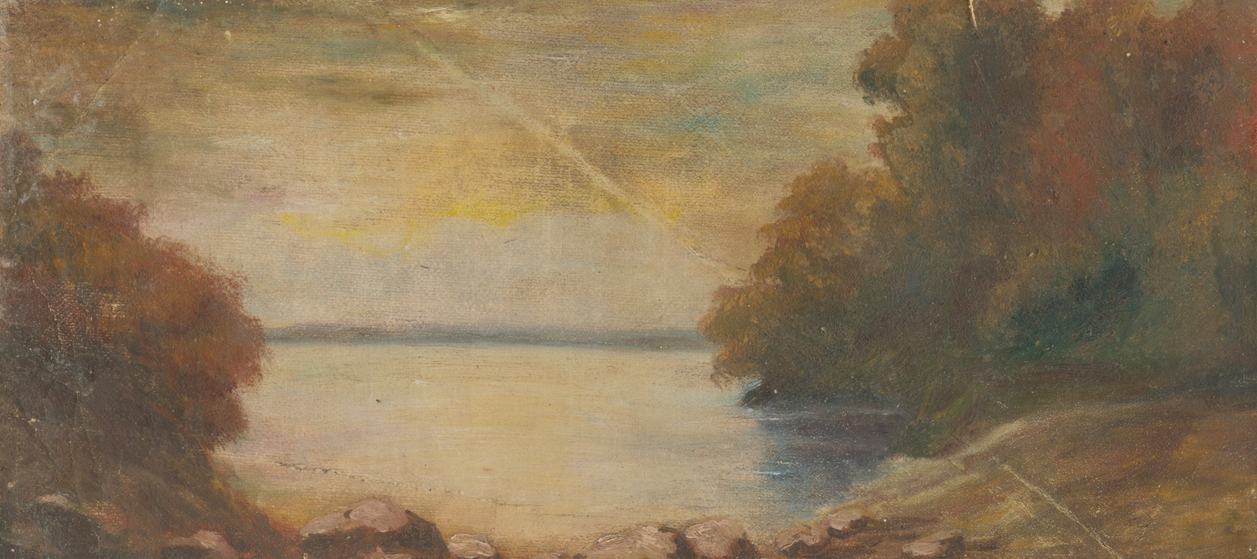 Ladislav Mednyánszky - Landscape with a Lake