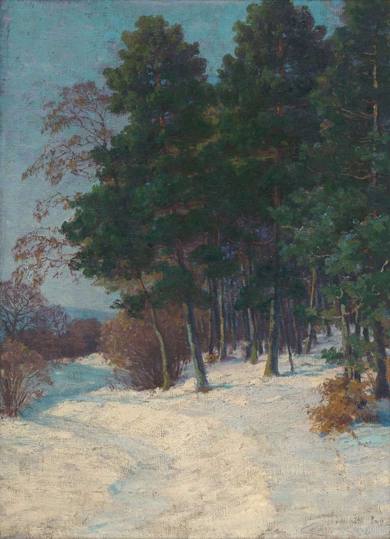 Ľudovít Čordák - Forest in winter