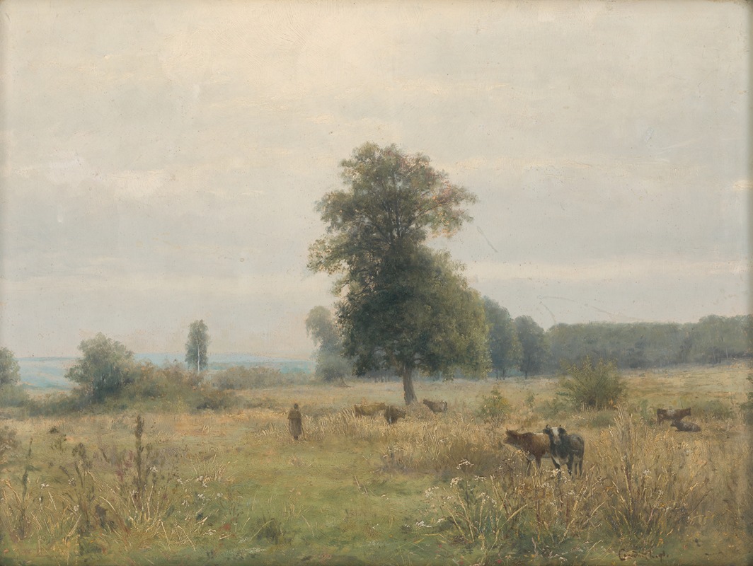 Ľudovít Čordák - Landscape with trees