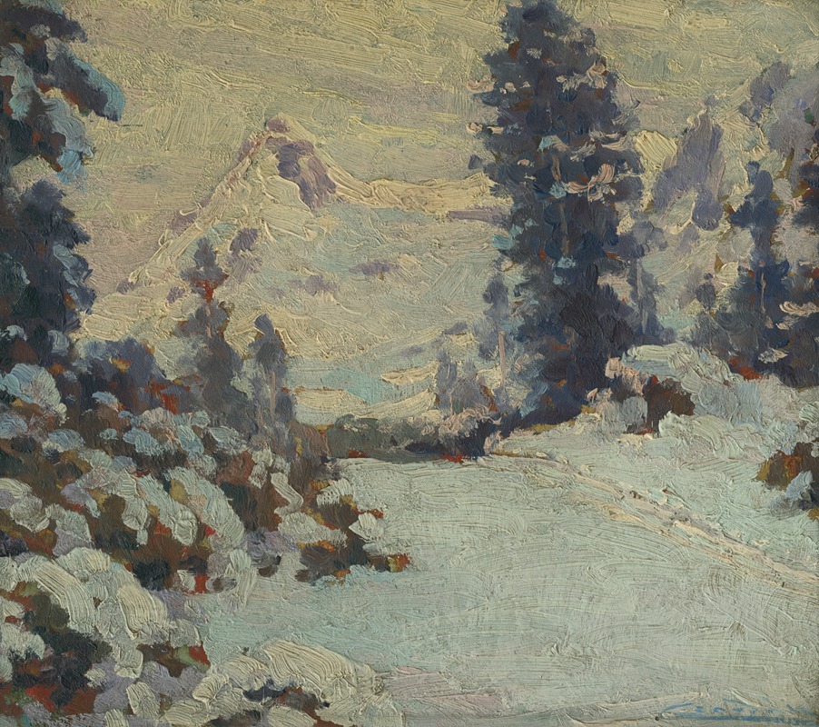 Ľudovít Čordák - Winter Landscape