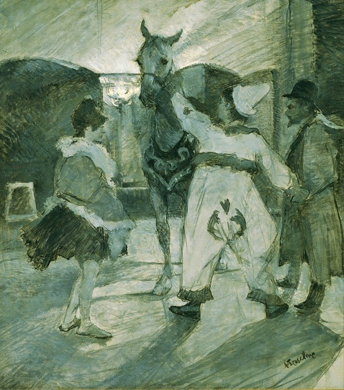 Henri de Toulouse-Lautrec - In the Wings at the Circus