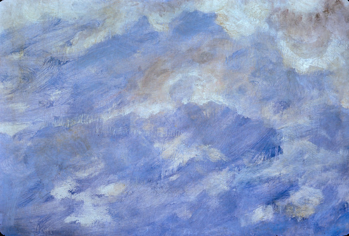 Albert Bierstadt - Cloud Study With Blue Sky