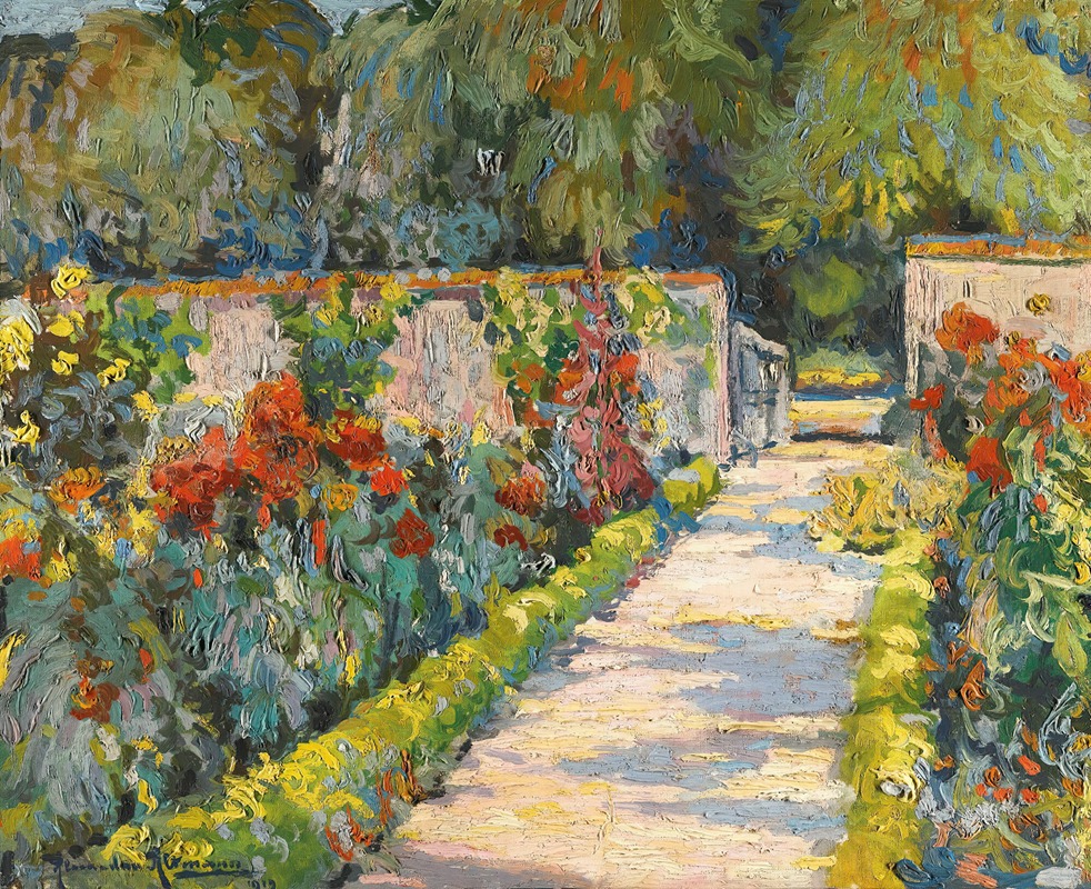 Alexander Altmann - A Sunlit Garden