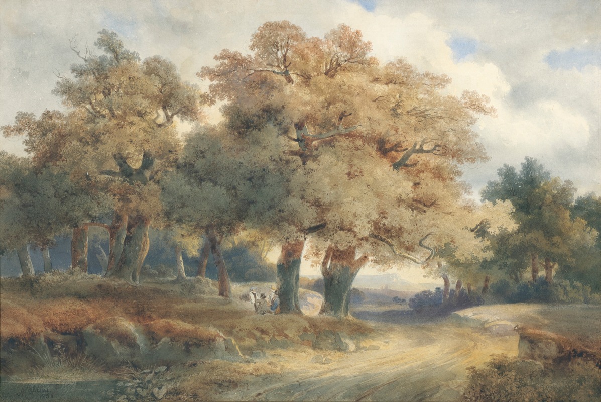 Alexandre Calame - Trees, Tracks And Figures