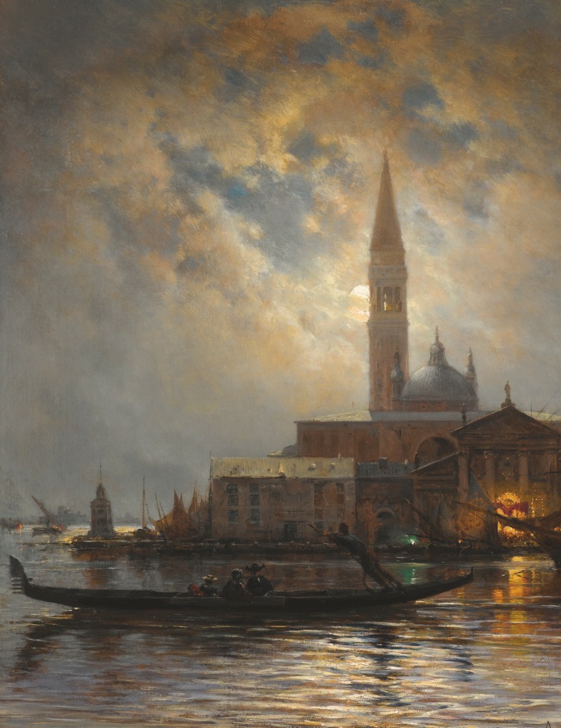 Alexei Petrovich Bogoliubov - Venice By Moonlight