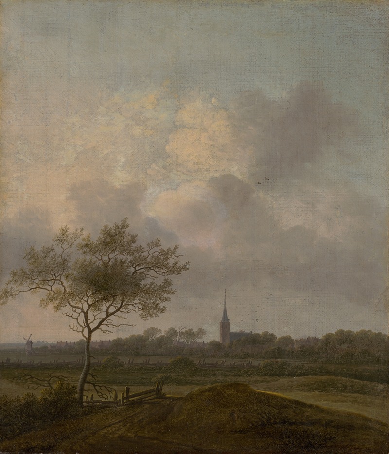 Anthonie Jansz. van der Croos - Landscape with Church in Rijswijck