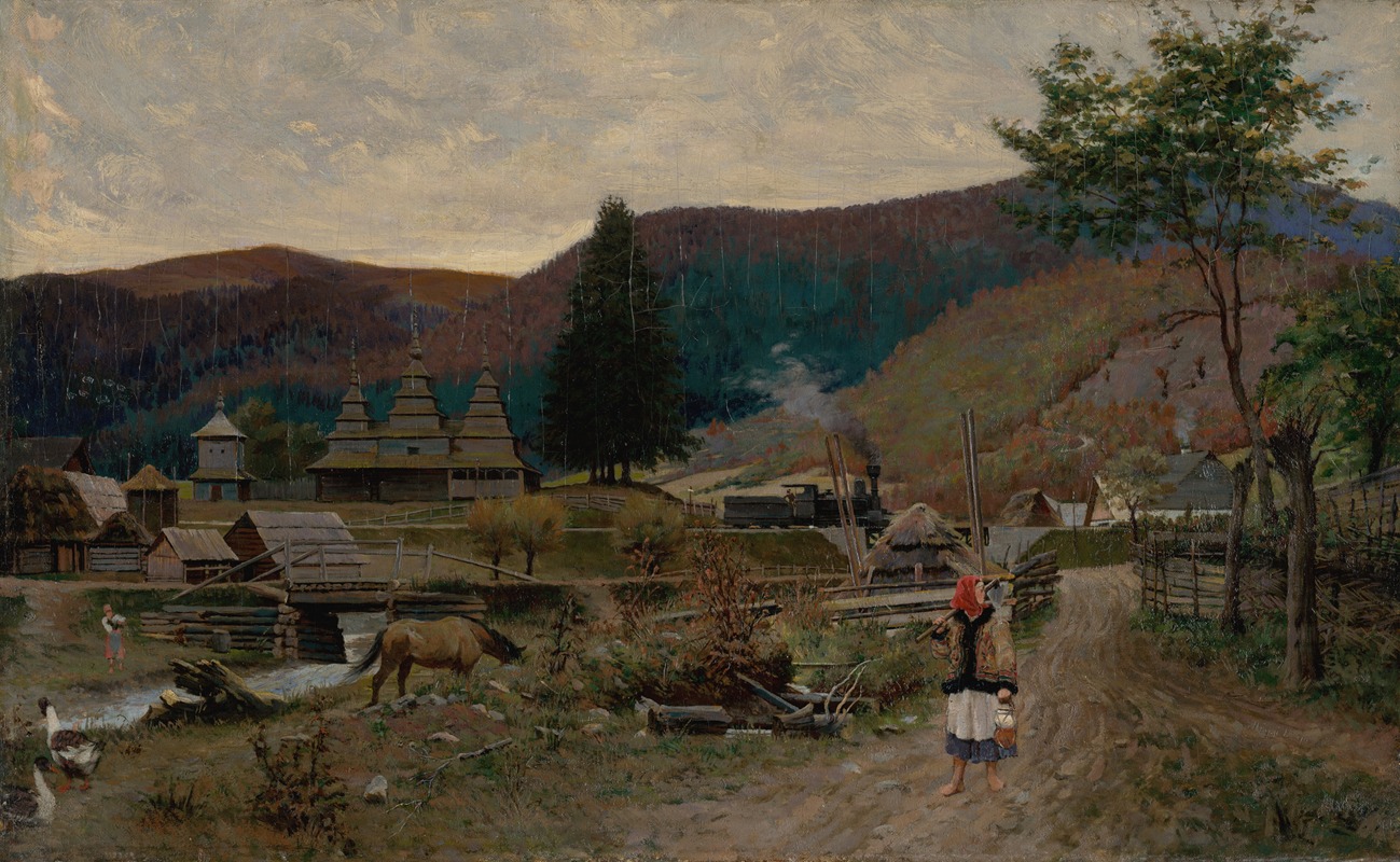 Eduard Hriňák - Landscape Around Volovec