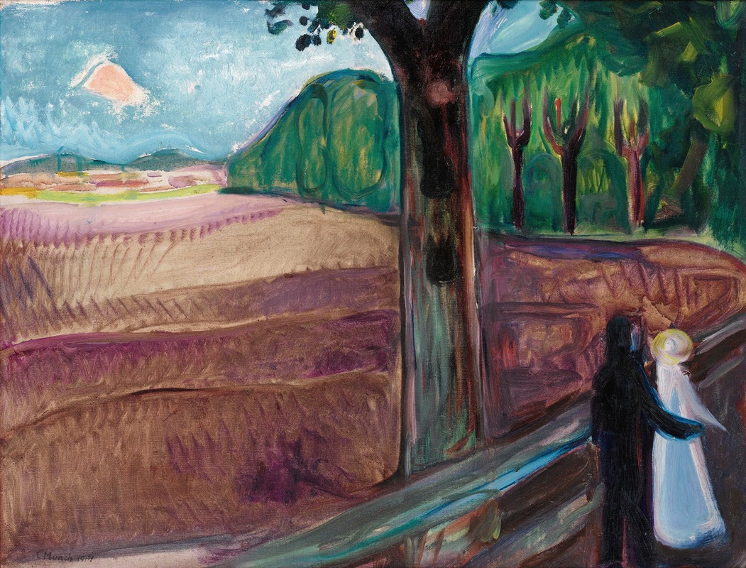 Edvard Munch - Sommernatt (Summer Night)