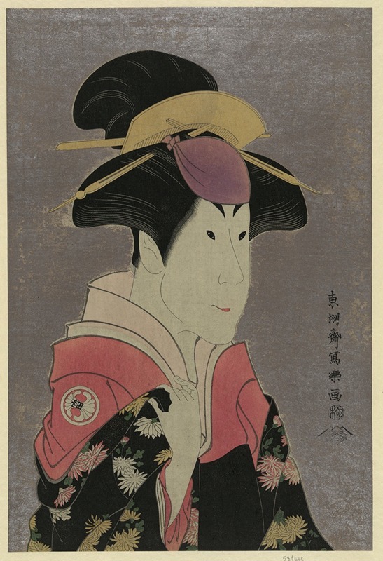 Tōshūsai Sharaku - Segawa tomisaburō [as yadorigi, wife of ogishi kurando]
