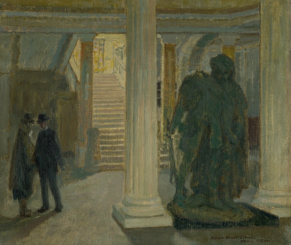 Elemír Halász-Hradil - The vestibule of the Košice Museum