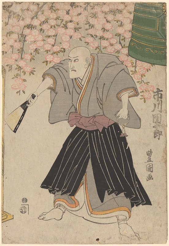 Toyokuni Utagawa - Actor Ichikawa Danjuro VII as Priest Seitaka