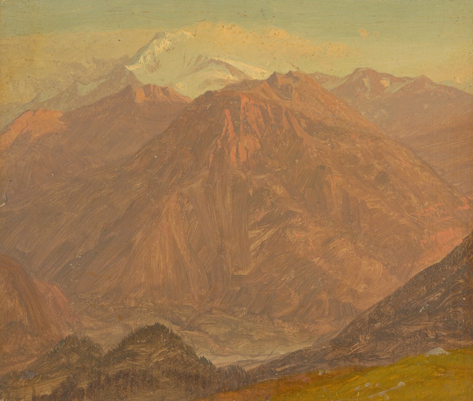 Frederic Edwin Church - Colombia or Ecuador, mountains