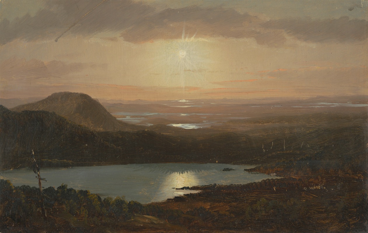 Frederic Edwin Church - Eagle Lake Viewed from Cadillac Mountain, Mount Desert Island, Maine