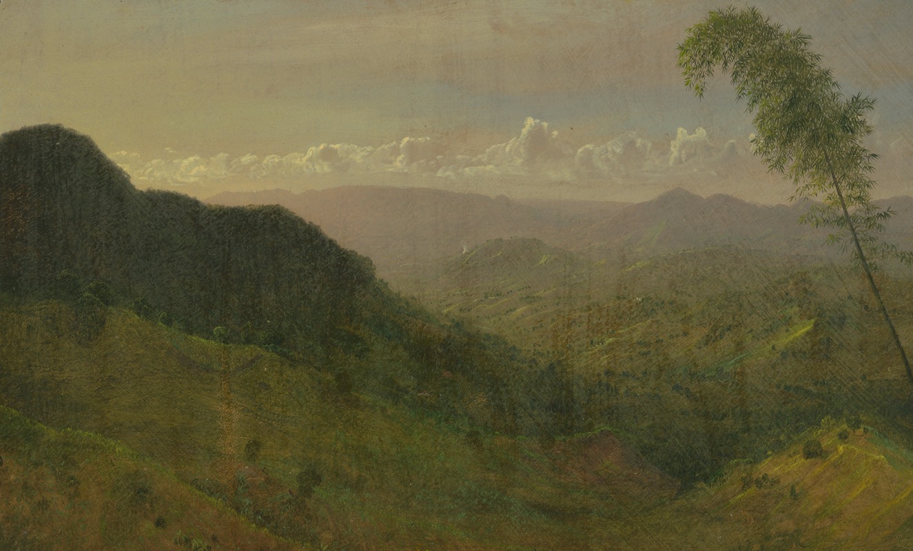 Frederic Edwin Church - Hilly Landscape