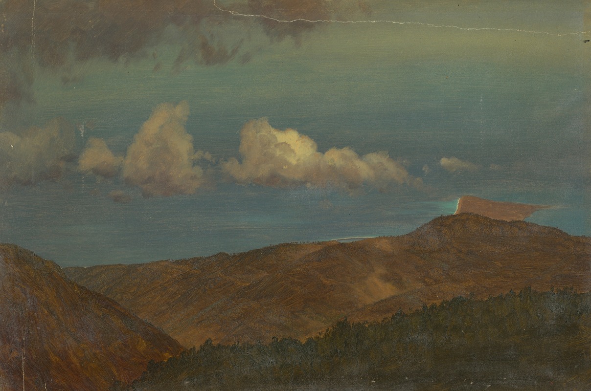 Frederic Edwin Church - Hilly Landscape