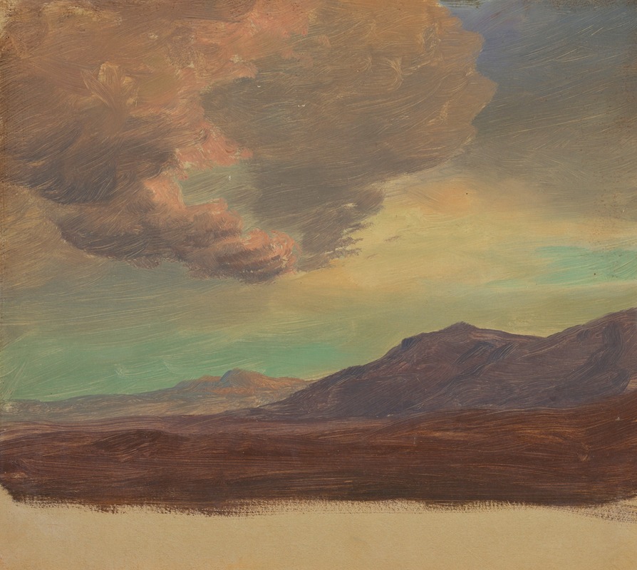 Frederic Edwin Church - Landscape, near Palestine or Syria