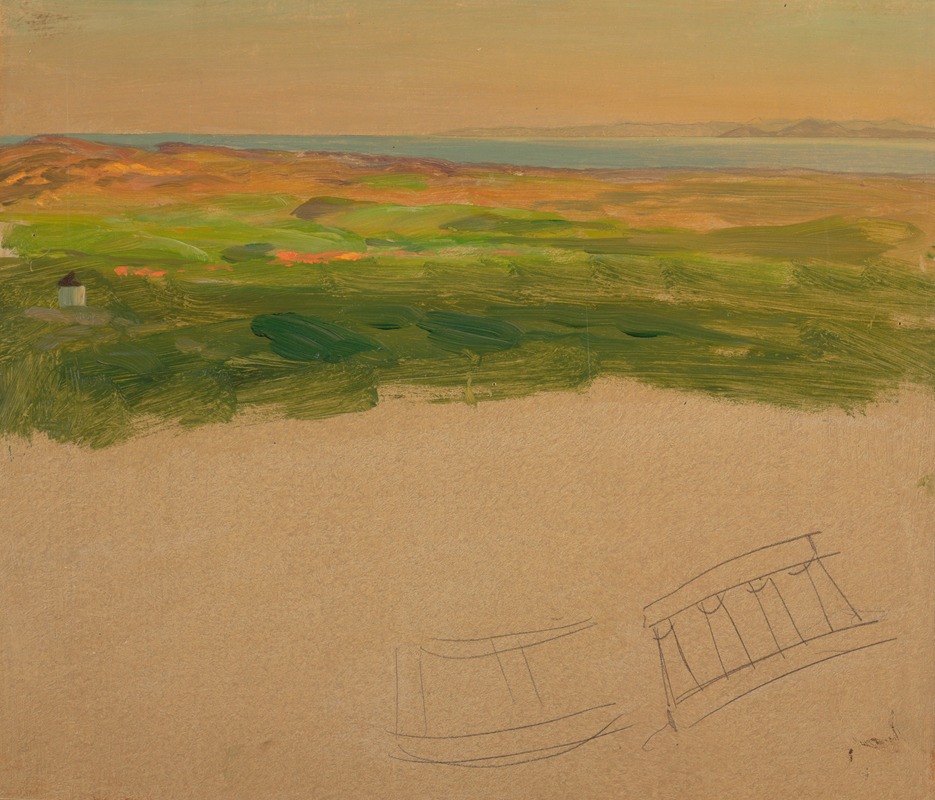 Frederic Edwin Church - Landscape, near Syria or Greece