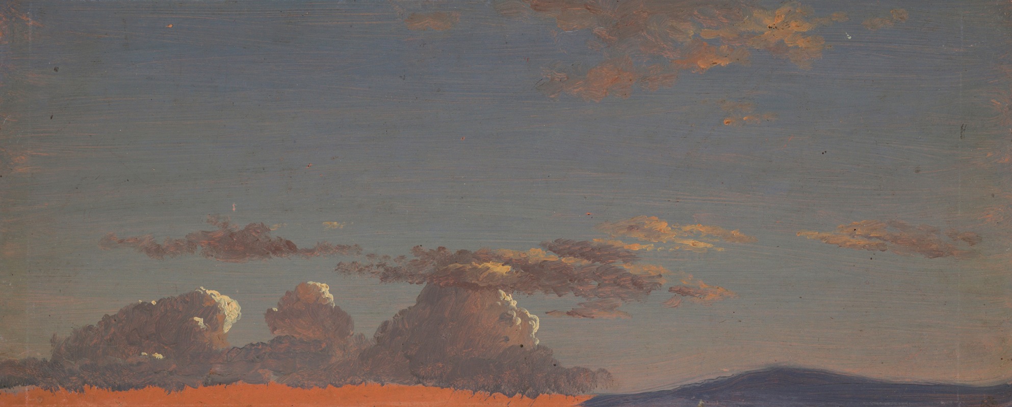 Frederic Edwin Church - Maine sky study