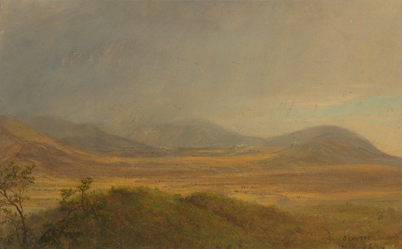 Frederic Edwin Church - Mountainous Landscape IV