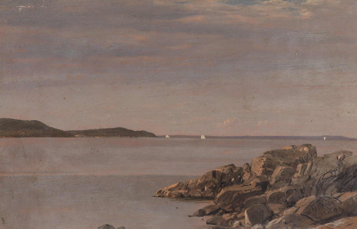 Frederic Edwin Church - Mt. Desert Island, Maine Coast