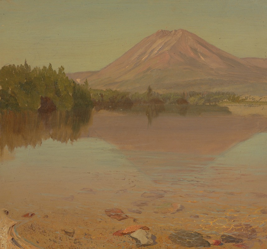 Frederic Edwin Church - Mt. Katahdin from Lake Katahdin
