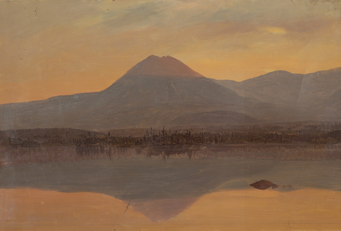 Frederic Edwin Church - Mt. Katahdin from Lake Katahdin