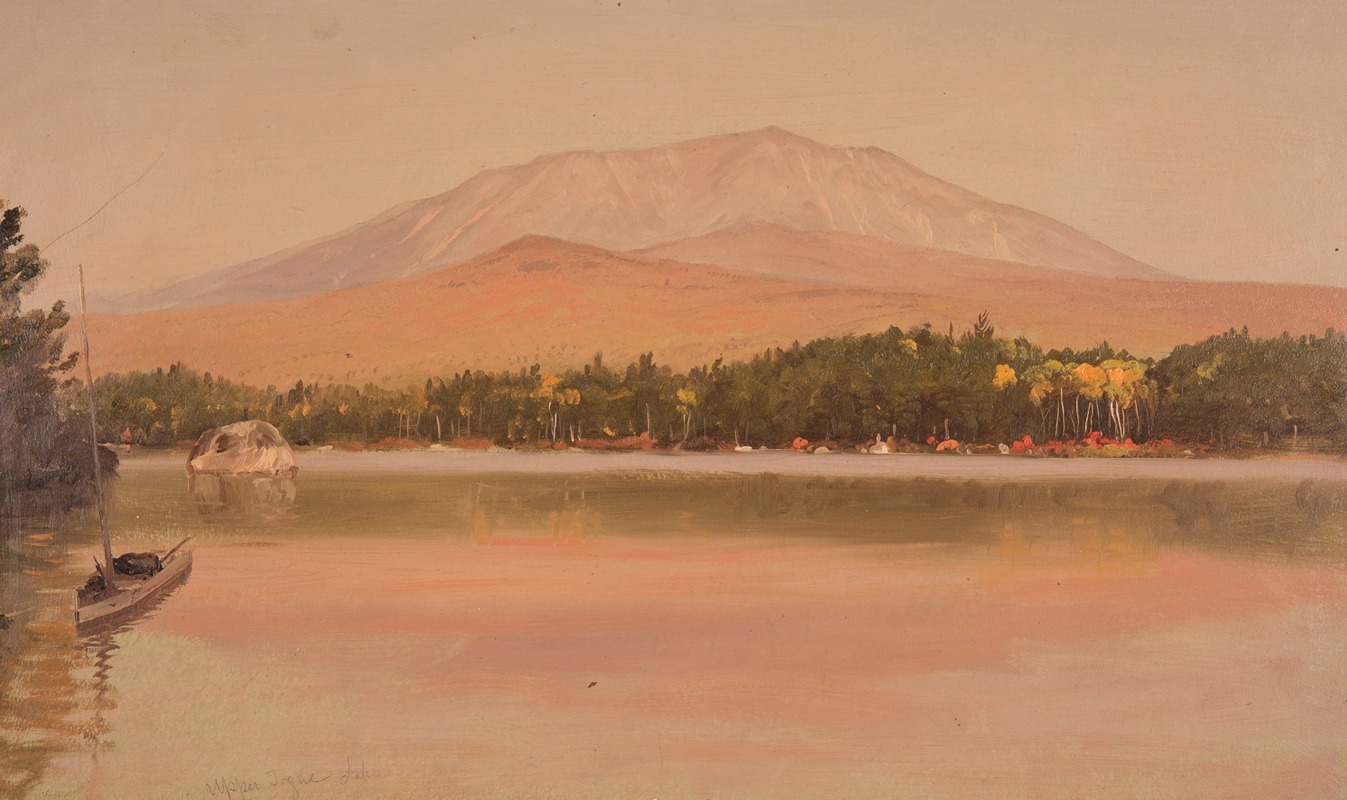 Frederic Edwin Church - Mt. Katahdin from Togue Pond