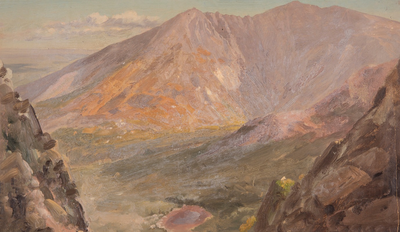 Frederic Edwin Church - Mt. Katahdin, Great Basin from South Turner Mountain