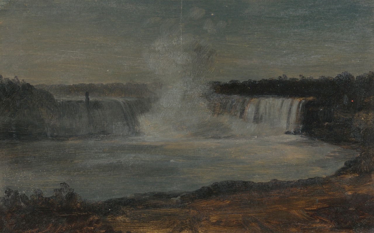 Frederic Edwin Church - Niagara Falls in Evening Light