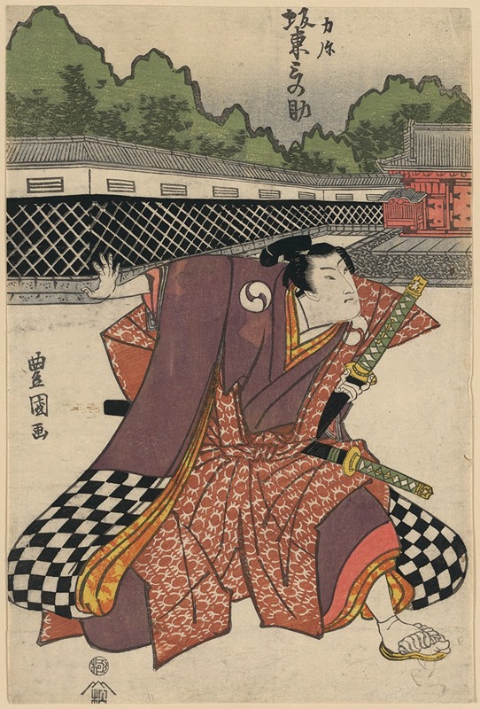 Toyokuni Utagawa - Bandō minosuke no rikiya