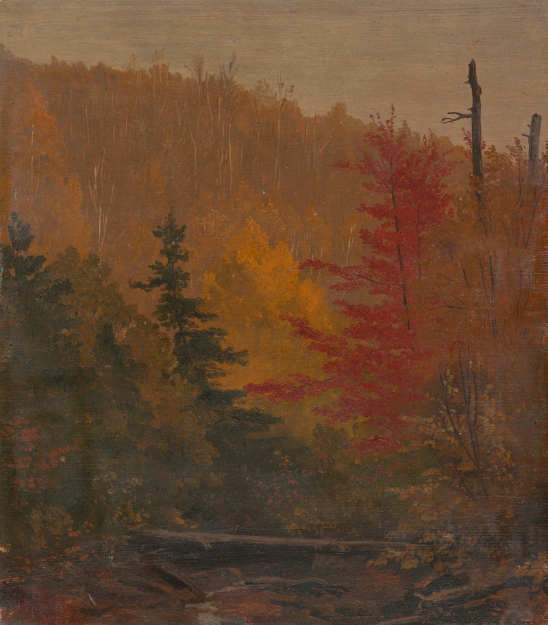 Frederic Edwin Church - Probably near Katahdin, autumn
