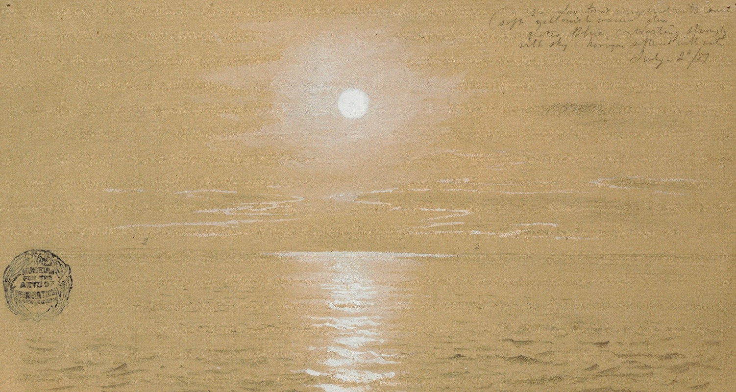 Frederic Edwin Church - Seascapes, Newfoundland, July 6, 1859