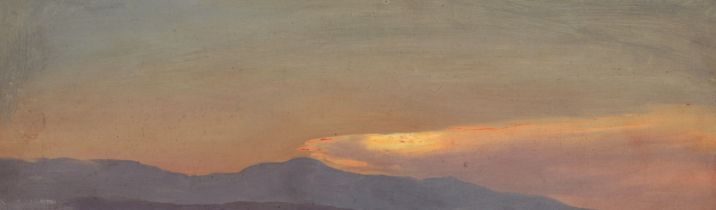 Frederic Edwin Church - Sunset cloud study