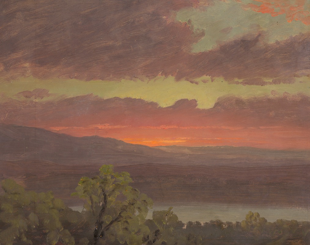 Frederic Edwin Church - Sunset in Jamaica, West Indies