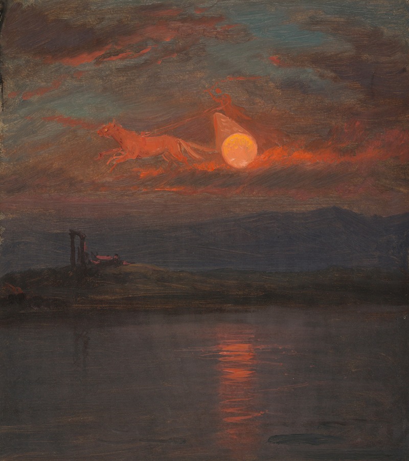Frederic Edwin Church - The Chariot of the Sun Fantasy