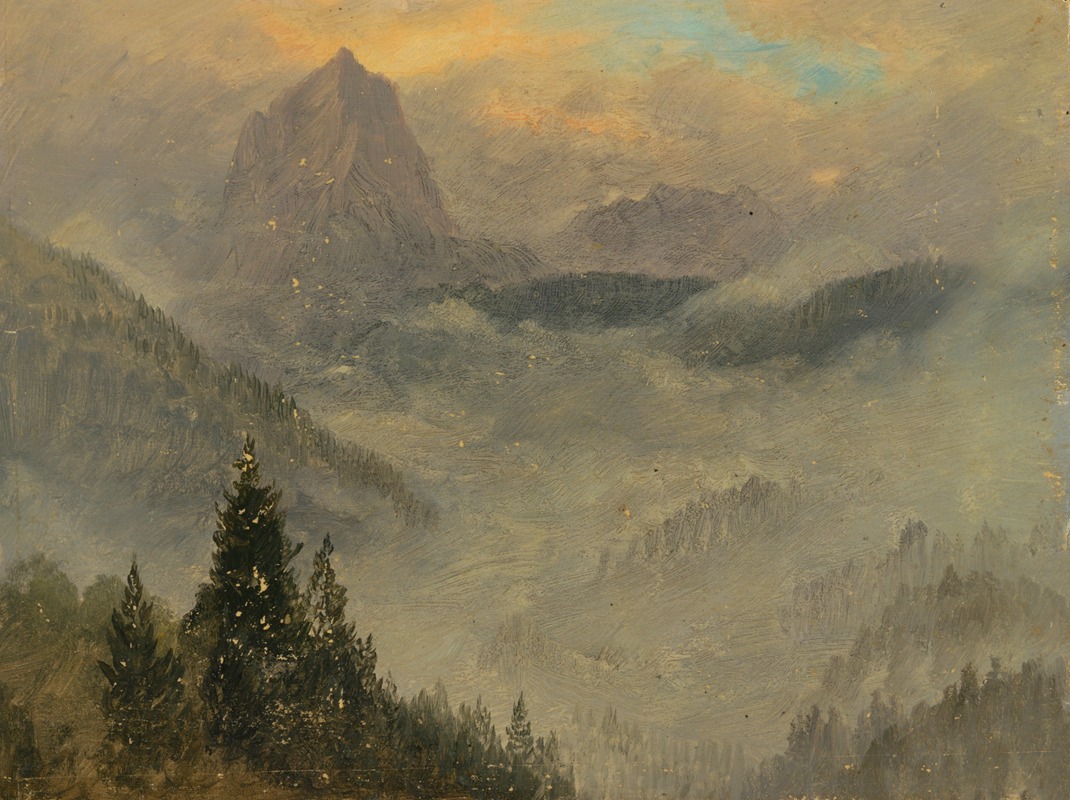 Frederic Edwin Church - The Hochkalter, near Berchtesgaden