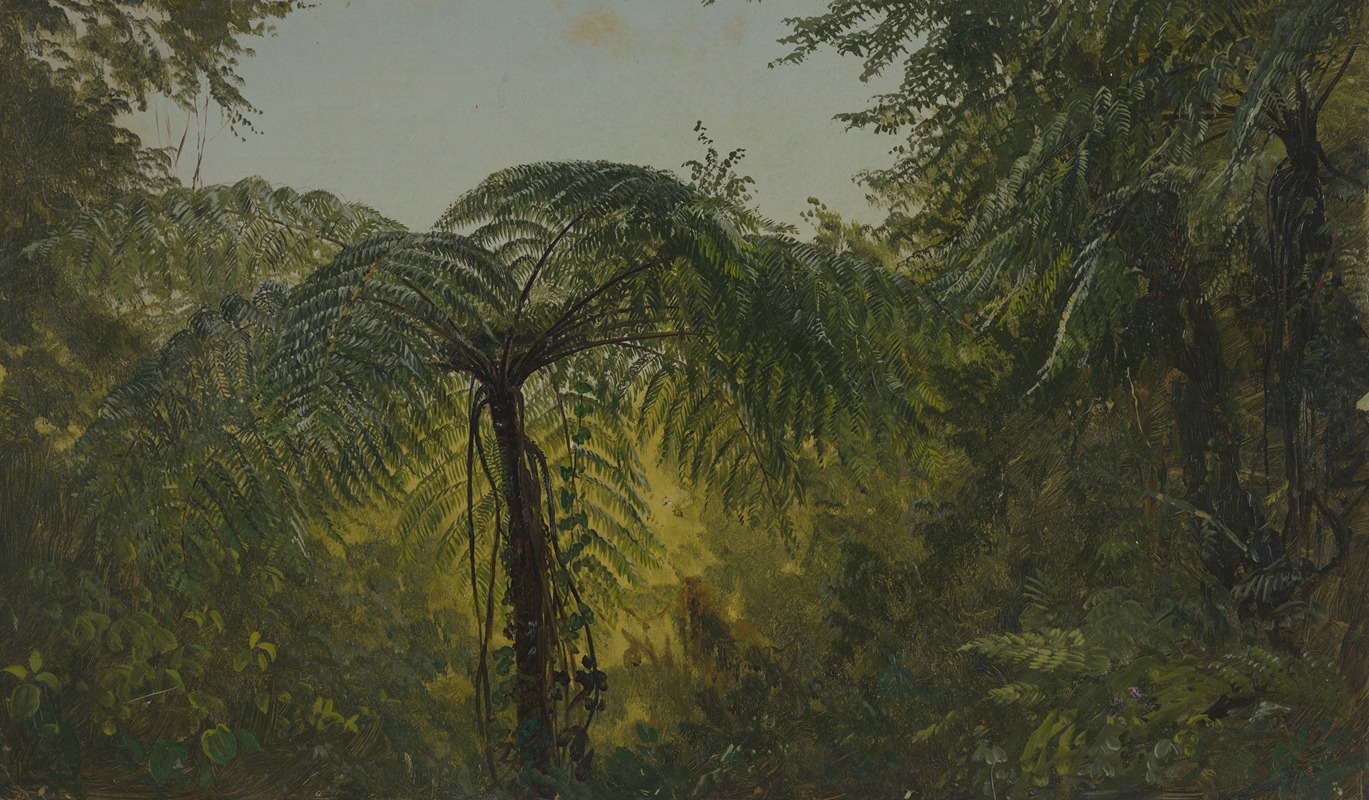 Frederic Edwin Church - Tropical Landscape